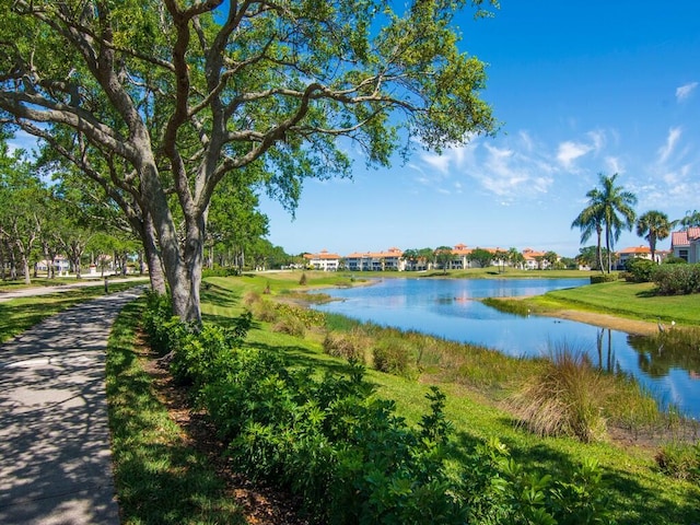 property view of water