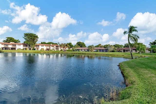 view of water feature