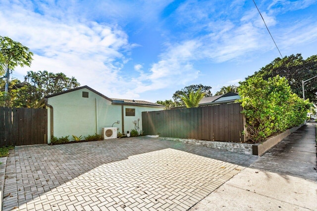 view of patio / terrace with ac unit