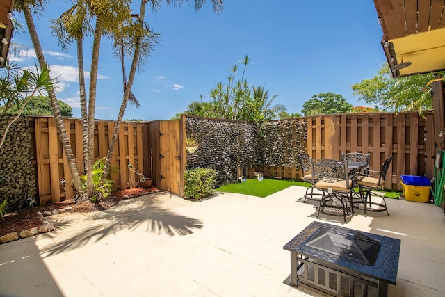 view of patio