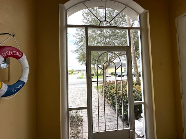 doorway featuring a wealth of natural light