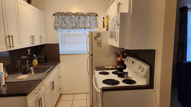 view of tiled dining space