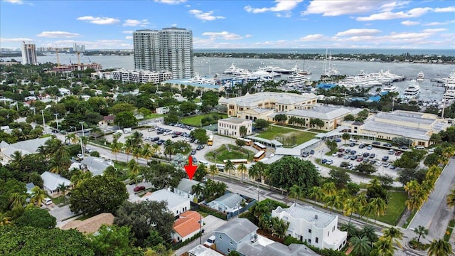502 39th St, West Palm Beach, FL 33407 - bird's eye view of a large body of water and a marina