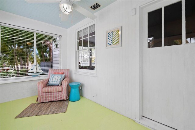 502 39th St, West Palm Beach, FL 33407 - unfurnished room featuring tile patterned floors and a ceiling fan