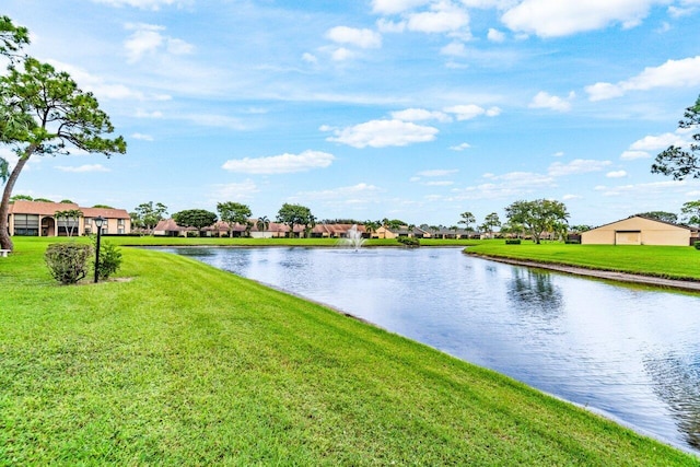 property view of water