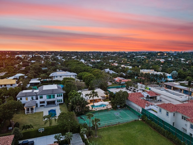 5400 Essex Ct, West Palm Beach, FL 33405 - view of aerial view at dusk
