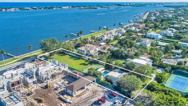 5400 Essex Ct, West Palm Beach, FL 33405 - drone / aerial view featuring a water view