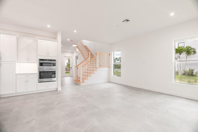 view of unfurnished living room