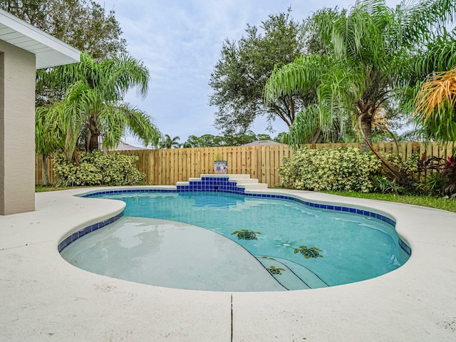 view of pool