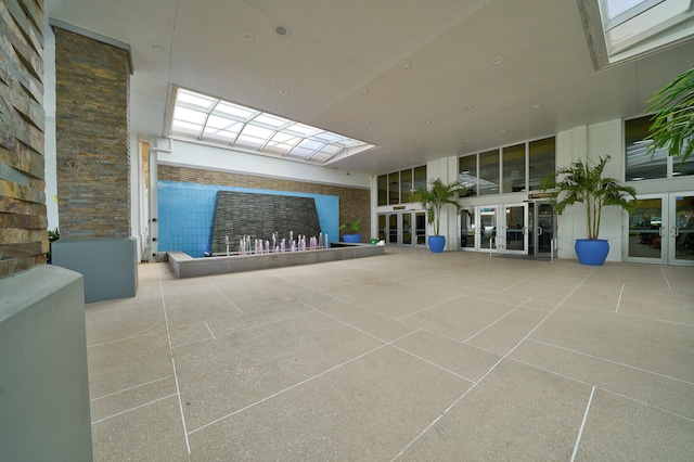 view of patio with french doors