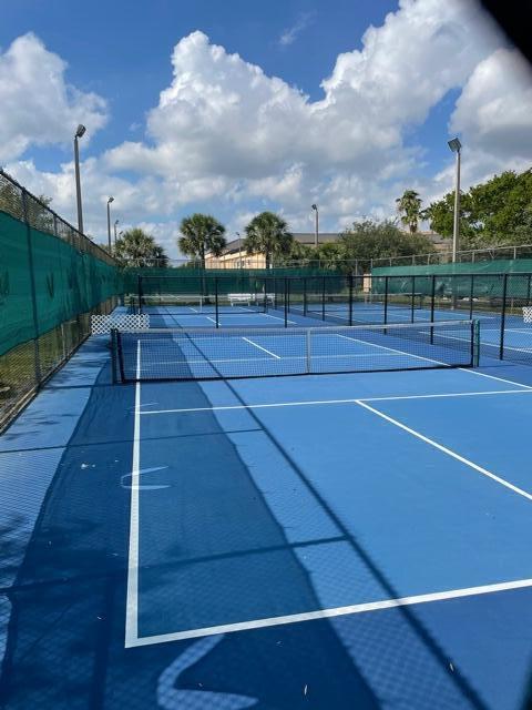 view of tennis court