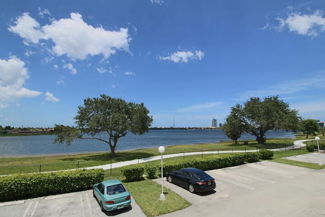 view of water feature