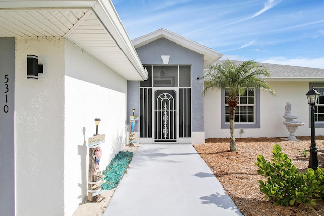 view of entrance to property