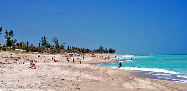 water view featuring a view of the beach