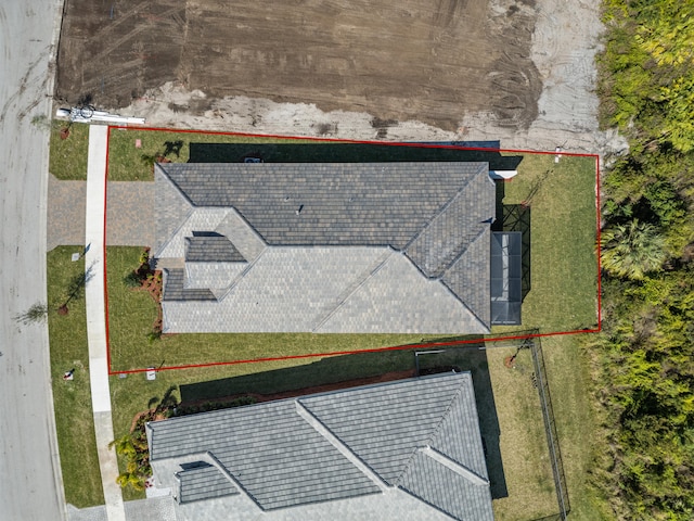 12501 SW Sunrise Lake Ter, Port Saint Lucie, FL 34987 - aerial view of property and surrounding area featuring property boundaries highlighted