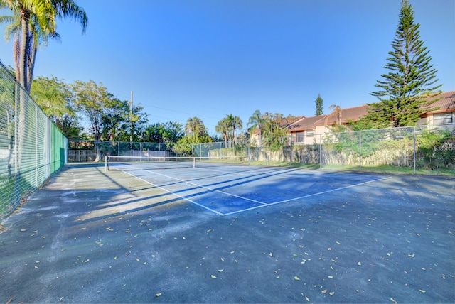 6366 Longboat Ln Unit G104, Boca Raton, FL 33433 - view of tennis court with fence