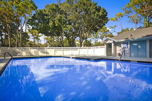 view of pool