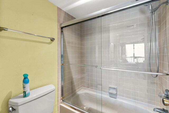 9500 S Ocean Dr Unit 1909, Jensen Beach, FL 34957 - full bathroom with shower / bath combination with glass door and toilet