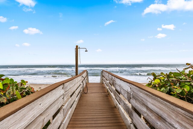 9500 S Ocean Dr Unit 1909, Jensen Beach, FL 34957 - view of community featuring view of water and beach