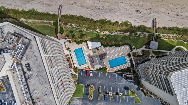 9500 S Ocean Dr Unit 1909, Jensen Beach, FL 34957 - aerial view of a pool area