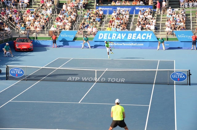 view of tennis court