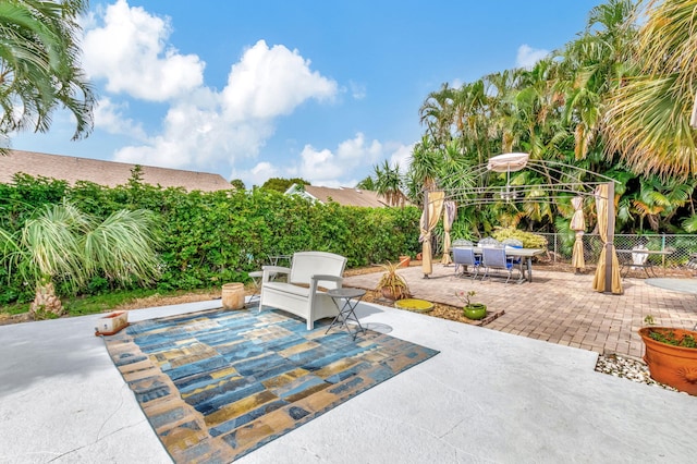 view of patio