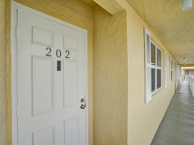 view of entrance to property