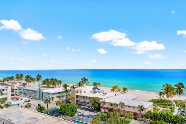 water view with a beach view