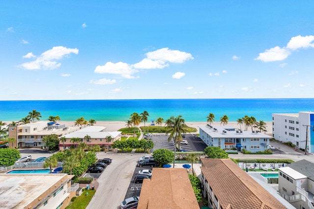 water view with a beach view