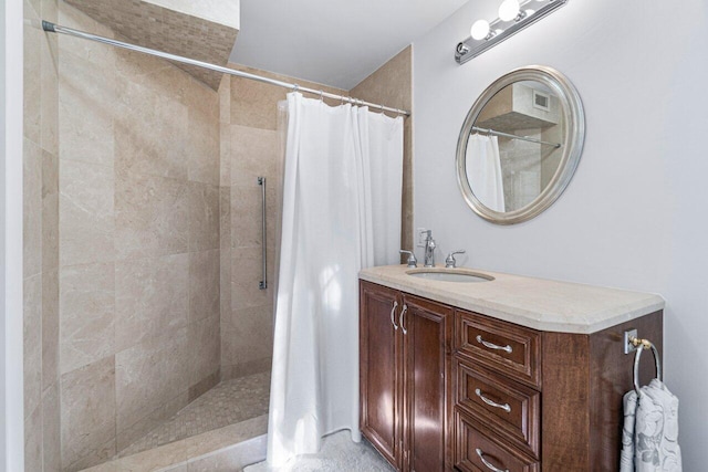 44 Cocoanut Row Unit 120B, Palm Beach, FL 33480 - full bath featuring tiled shower and vanity