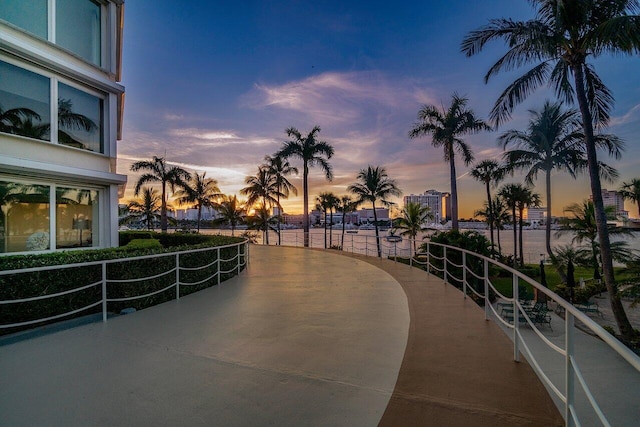 exterior space with a patio