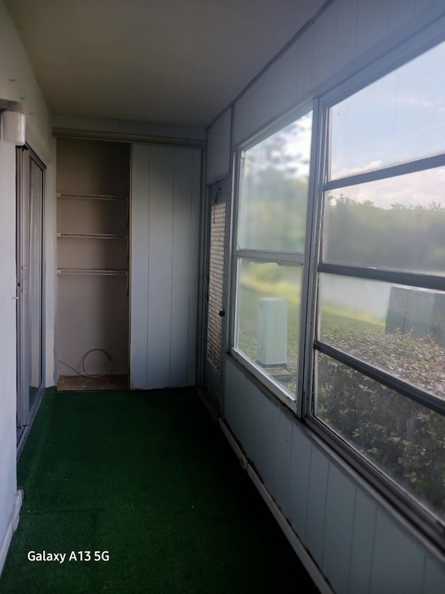110 Northampton Unit F, West Palm Beach, FL 33417 - view of unfurnished sunroom