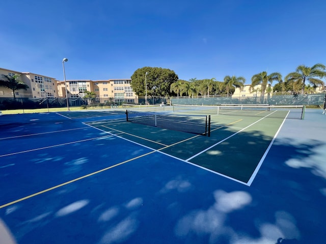 view of sport court