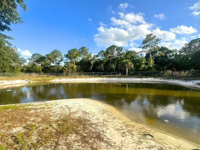 view of water feature