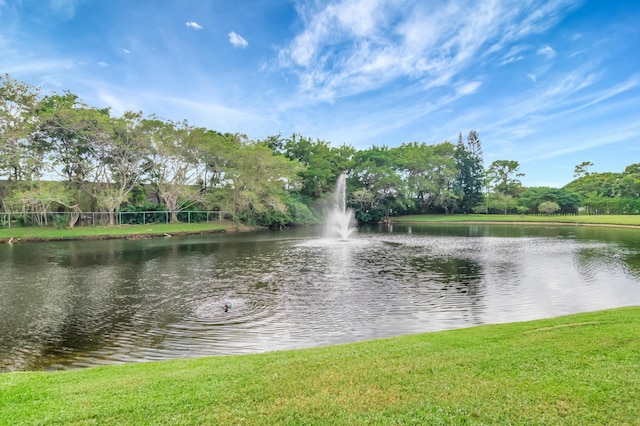 property view of water