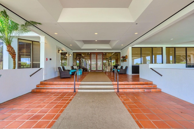 view of community lobby