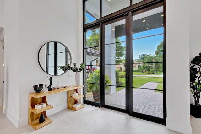 doorway to outside with a wealth of natural light