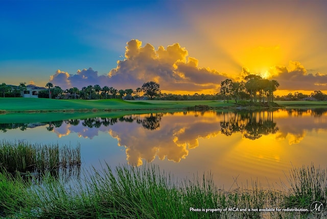 property view of water