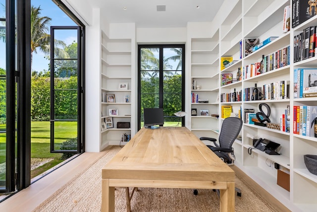 office space with plenty of natural light