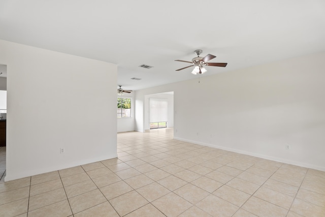 2222 SE Carnation Rd, Port Saint Lucie, FL 34952 - unfurnished room with ceiling fan and light tile patterned flooring