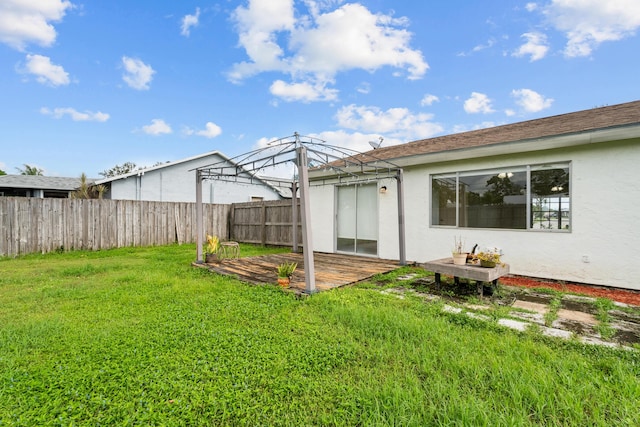 2222 SE Carnation Rd, Port Saint Lucie, FL 34952 - view of yard featuring a pergola
