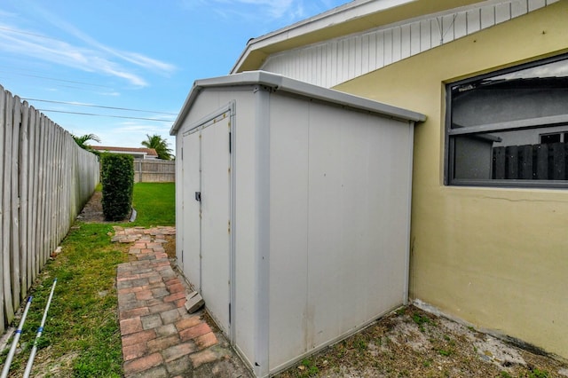 view of outbuilding