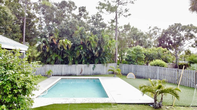 view of pool