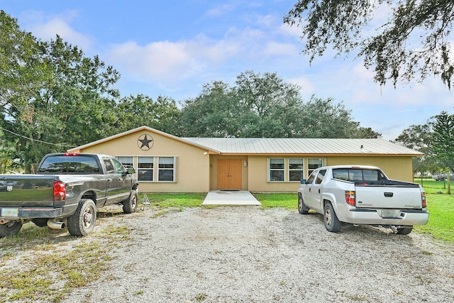 view of ranch-style home