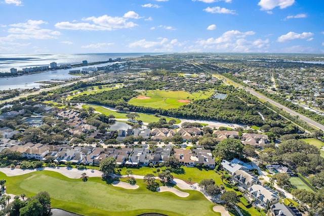12020 SE Birkdale Run, Jupiter, FL 33469 - birds eye view of property featuring a water view, a residential view, and golf course view
