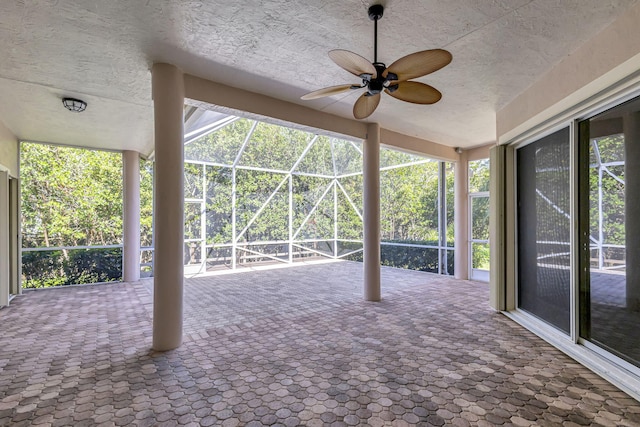 6481 Spartina Cir, Jupiter, FL 33458 - unfurnished sunroom featuring ceiling fan