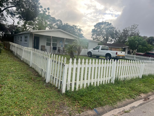 view of front of home