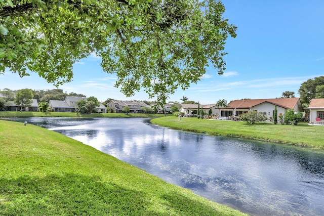 property view of water