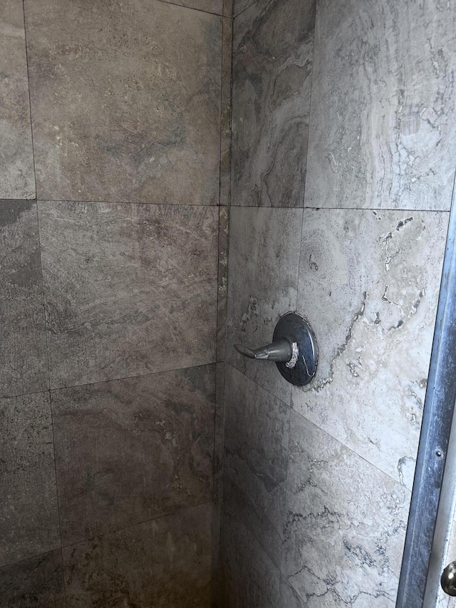 room details featuring tiled shower