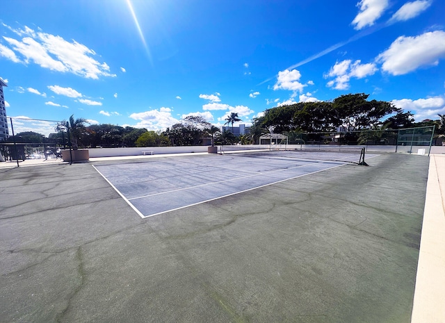 view of sport court